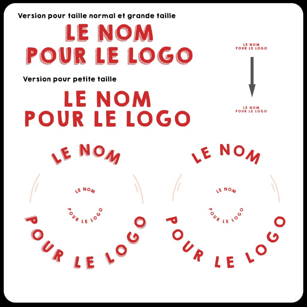 Choix des polices Choix de la font