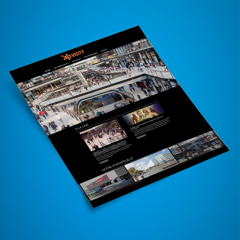 v01b Site Internet d'une société immobilière